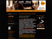 Tablet Screenshot of adocchichiusi.com